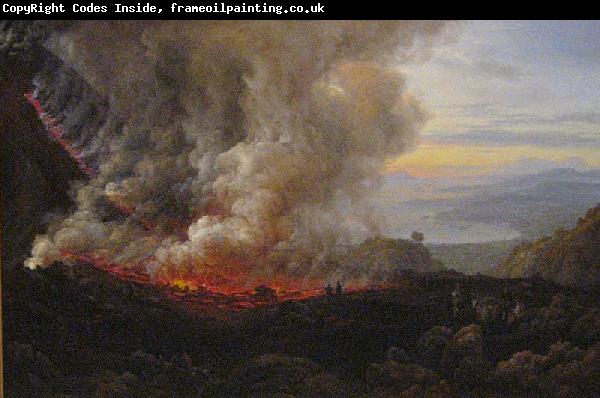 johann christian Claussen Dahl Eruption of Vesuvius